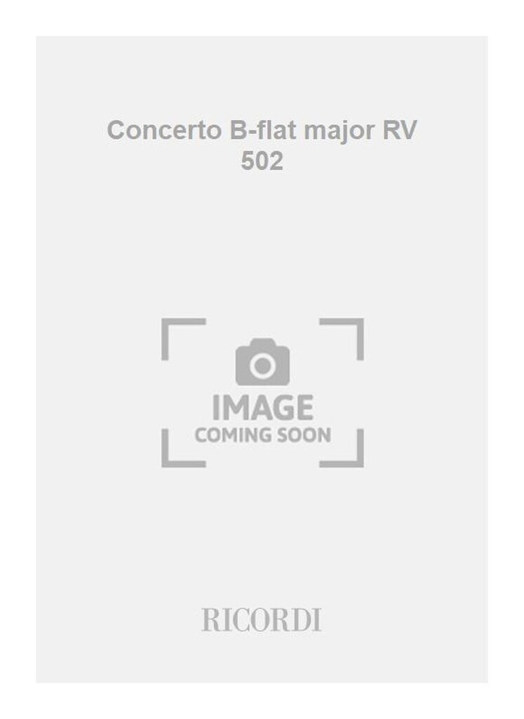 Concerto in Si b Maggiore (B flat Major)